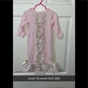 Ricrac and ruffles romper